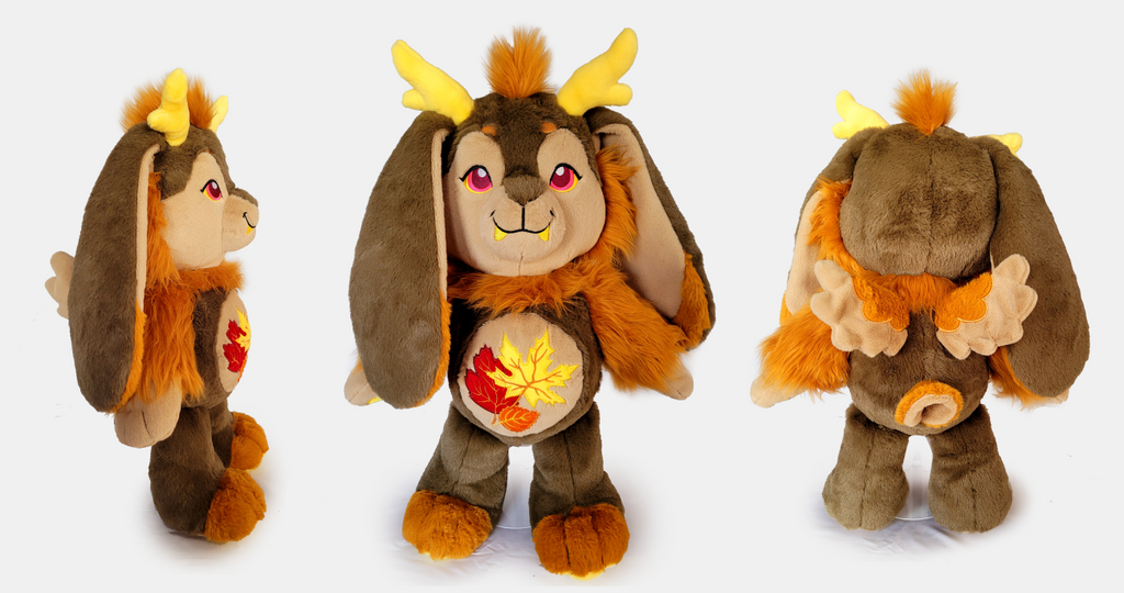 Wispy Winds Wolpertinger Plushie - Shadow Threadz Crypt