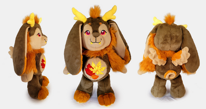Wispy Winds Wolpertinger Plushie - Shadow Threadz Crypt