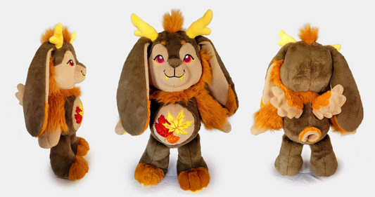 Wispy Winds Wolpertinger Plushie - Shadow Threadz Crypt