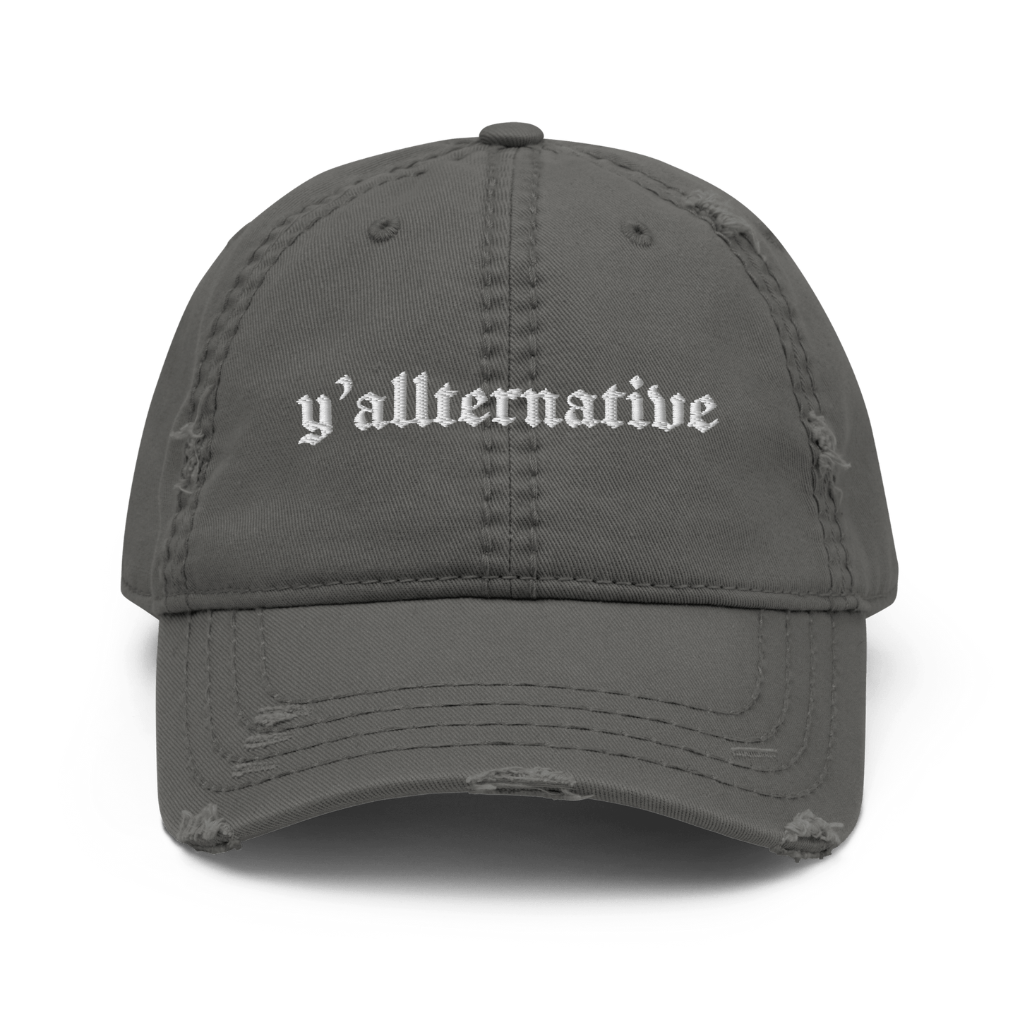 Y'allternative Distressed Dad Hat